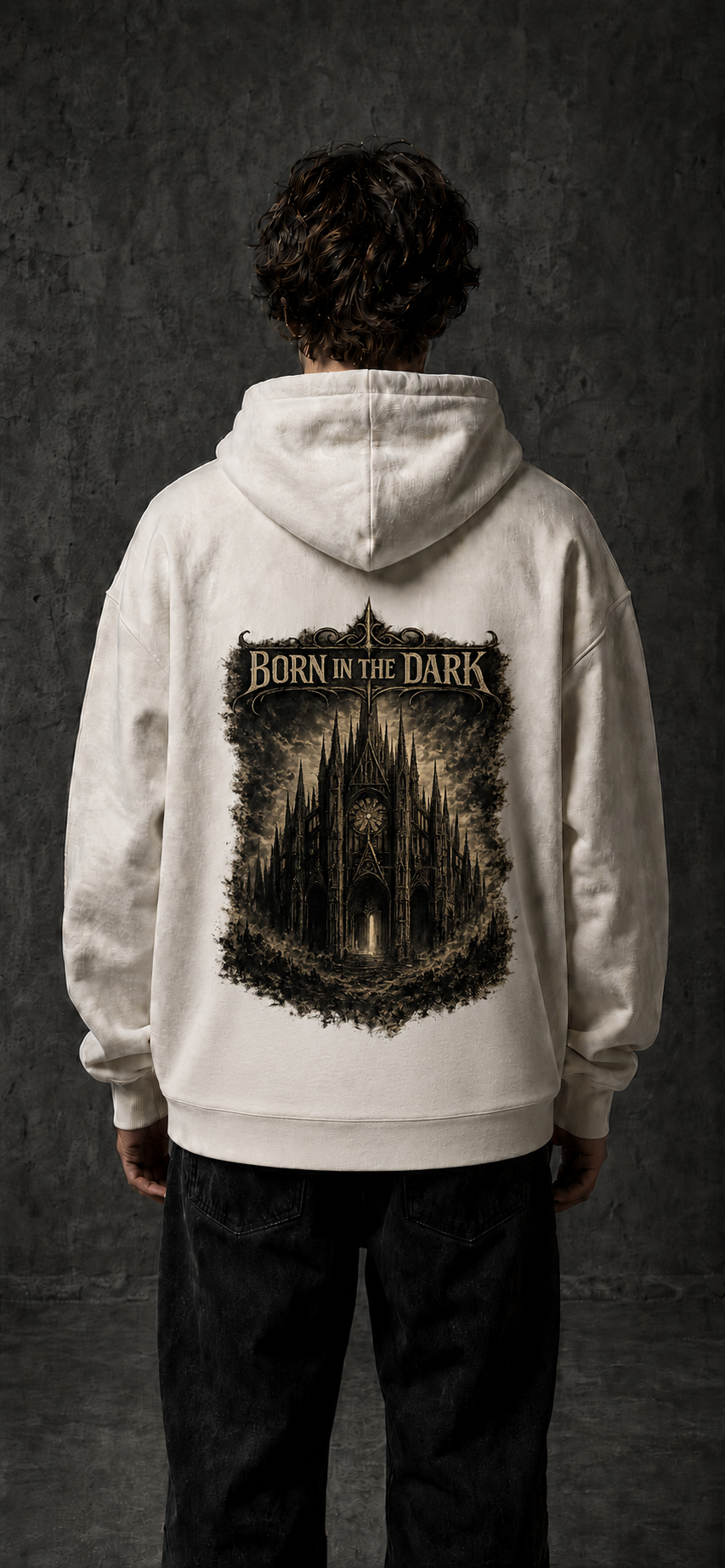BORN IN THE DARK: CATHEDRAL – Heavyweight Luxe Oversized Hoodie