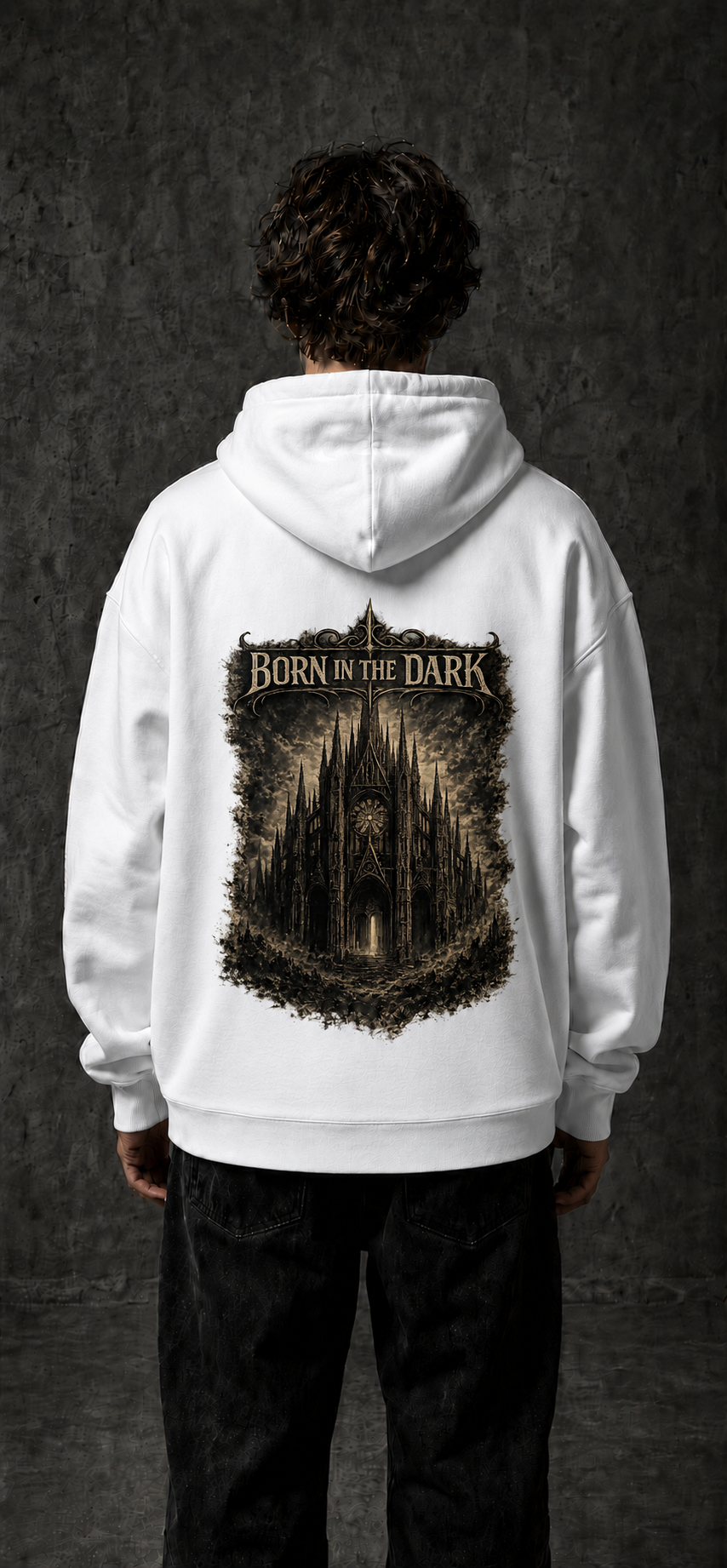 BORN IN THE DARK: CATHEDRAL – Heavyweight Luxe Oversized Hoodie