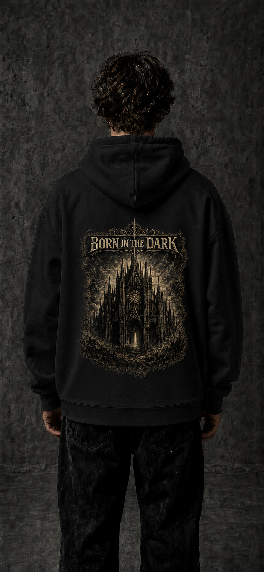 BORN IN THE DARK: CATHEDRAL – Heavyweight Luxe Oversized Hoodie